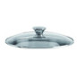 COUVERCLE CRISTEL 26 CM EN VERRE TREMPE - BOUTON INOX COOKWAY MASTER 