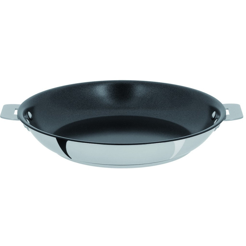 POELE CRISTEL 26 CM INOX STRATE AMOVIBLE ANTI ADHERENT EXCALIBUR BROSSEE POELE CRISTEL 26 CM INOX STRATE AMOVIBLE ANTI ADHERENT EXCALIBUR BROSSEE