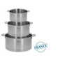 SERIE 3 CASSEROLES CRISTEL STRATE AMOVIBLE 16 A 20 CM CRISTEL