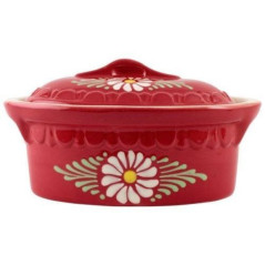 TERRINE OVALE 5.3L BEACKEOFFE ROUGE CERISE "MARGUERITE" 