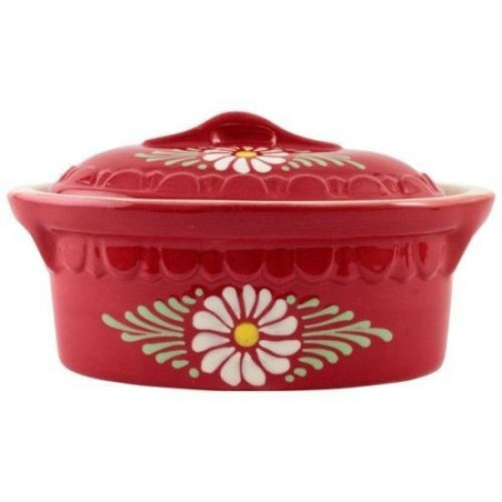 TERRINE OVALE 5.3L BEACKEOFFE ROUGE CERISE "MARGUERITE" 