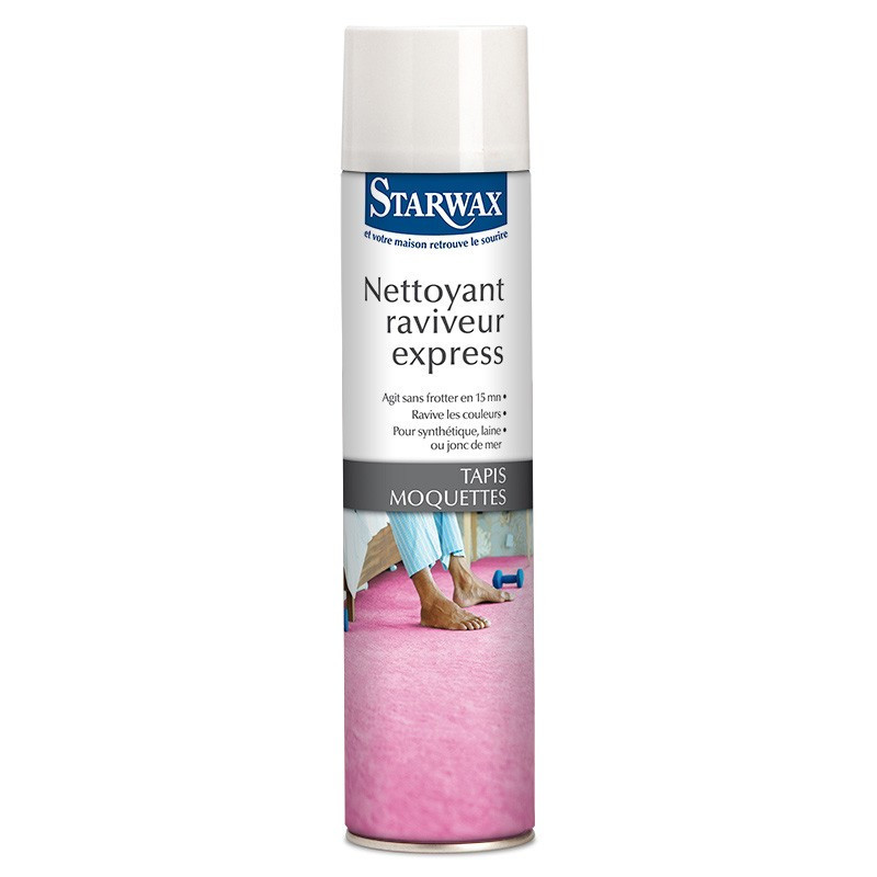 NETTOYANT RAVIVEUR EXPRESS POUR TAPIS ET MOQUETTE STARWAX NETTOYANT RAVIVEUR EXPRESS POUR TAPIS ET MOQUETTE STARWAX