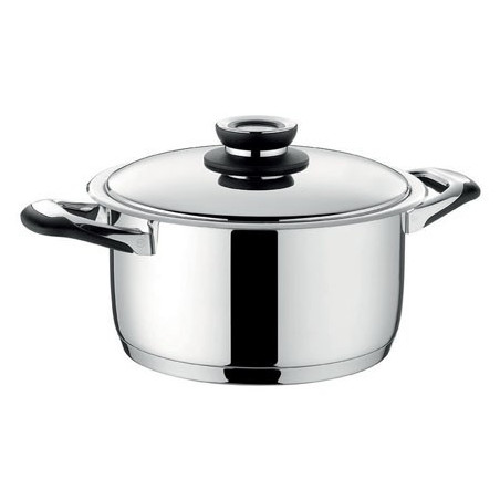 FAITOUT 20 CM 3.8 LITRES INOX AVEC COUVERCLE ECOVITAM WARMCOOK