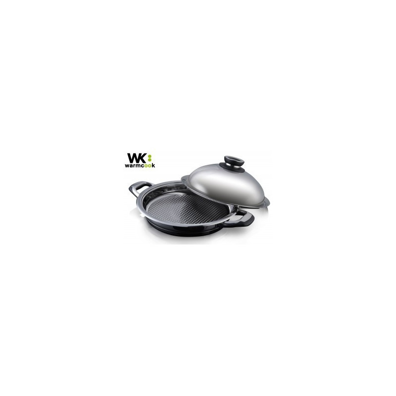 STEAKER 24 CM INOX SAIN FOND EN POINTE DE DIAMANT ECOVITAM WARMCOOK STEAKER 24 CM INOX SAIN FOND EN POINTE DE DIAMANT ECOVITAM WARMCOOK