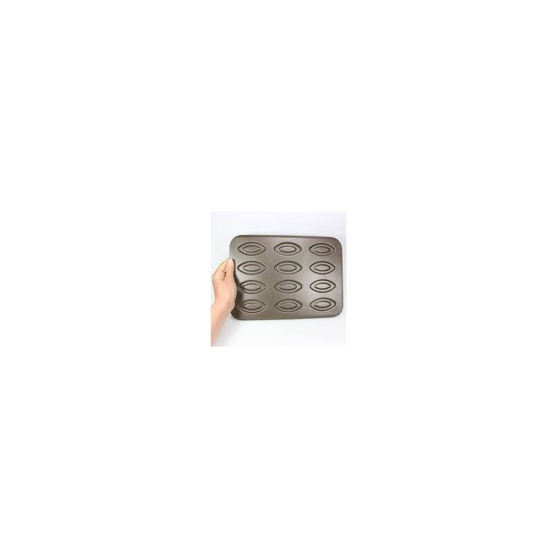 PLAQUE 12 BARQUETTE ANTI ADHERENT GOBEL