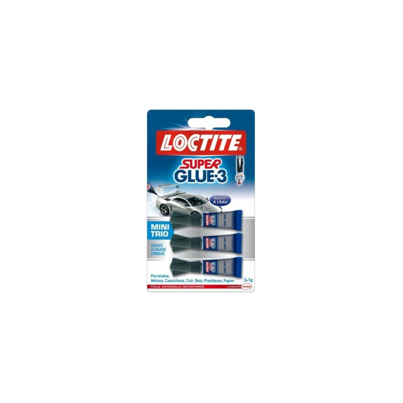 SUPERGLUE 3X1G POWER FLEX MINI GEL LOCTITE SUPERGLUE 3X1G POWER FLEX MINI GEL LOCTITE