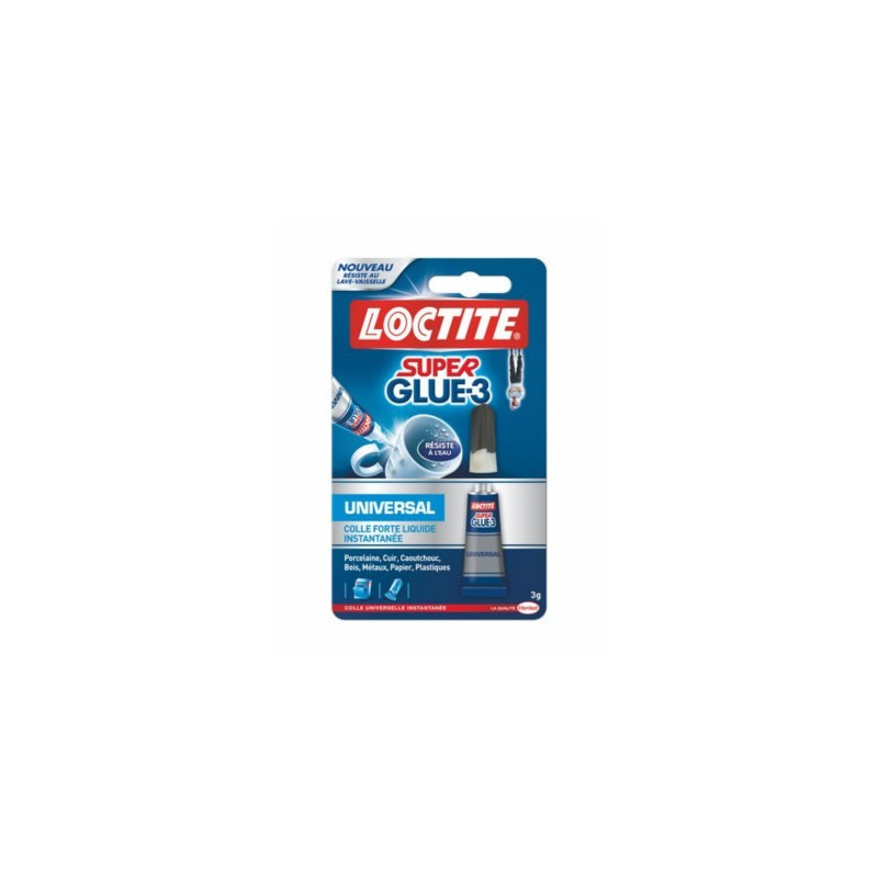 SUPERGLUE 3 UNIVERSAL LIQUIDE TRANSPARENT LOCTITE SUPERGLUE 3 UNIVERSAL LIQUIDE TRANSPARENT LOCTITE