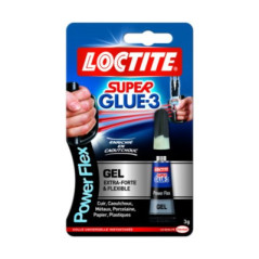 SUPERGLUE 3 POWER FLEX GEL TRANSPARENT 3G LOCTITE
