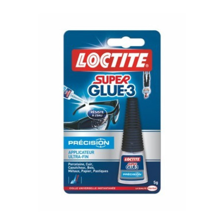 SUPERGLUE-3 PRECISION LIQUIDE TRANSPARENT 5G LOCTITE
