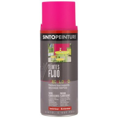 PEINTURE SPRAY TEINTE FLUO 400 ML SINTO