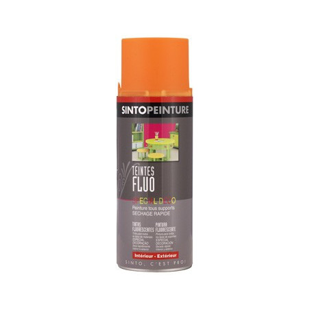 PEINTURE SPRAY TEINTE FLUO 400 ML SINTO