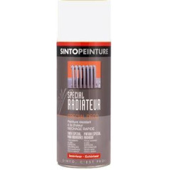 PEINTURE SPRAY SPECIAL RADIATEUR BLANC MAT 400 ML SINTO