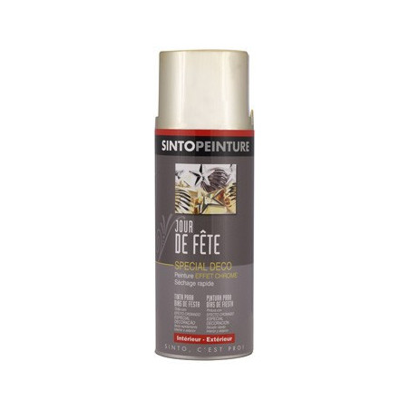 PEINTURE SPRAY CHROME OR RAL 924310 JOUR DE FETE SINTO 