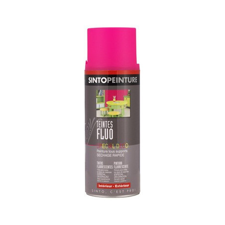 PEINTURE SPRAY FLUO ROSE FLUO RAL 924010
