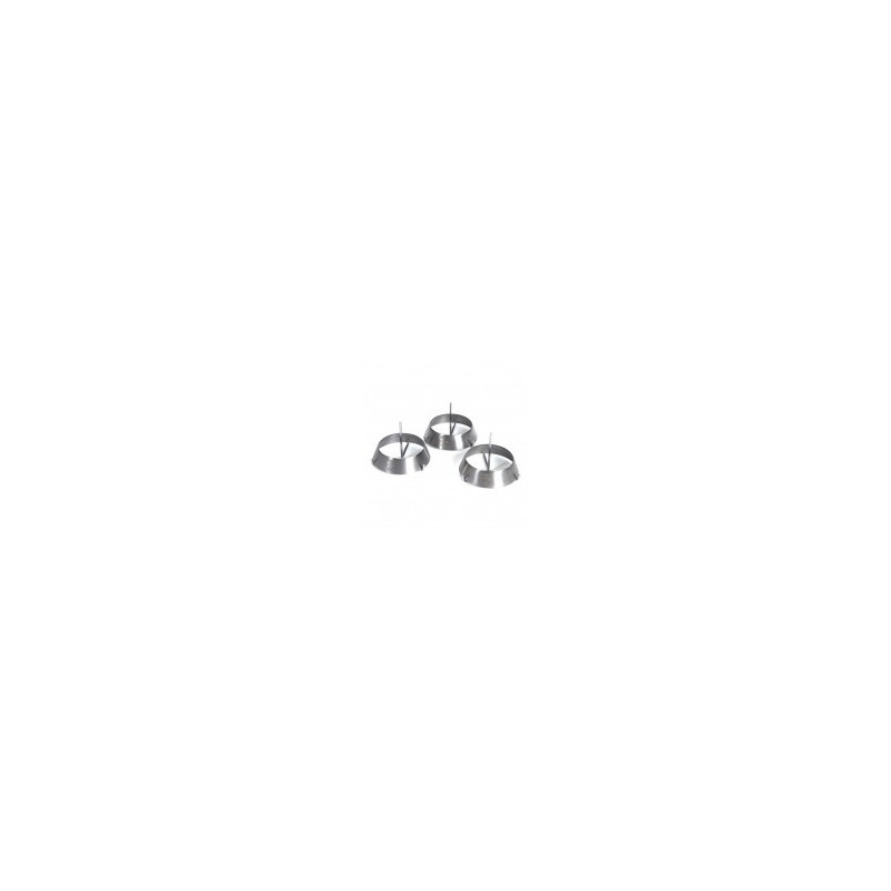 SET DE 3 ANNEAUX DE GRILLE EN INOX