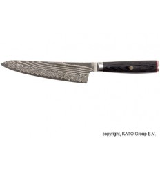 Fissler Grand Couteau Santoku 16.5 Acier Inox Lame Tranchante Avec