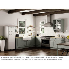 Réfrigérateur Combiné années 50 Hauteur 172 cm Smeg