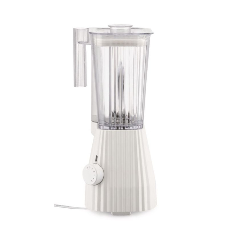 Blender plissé blanc