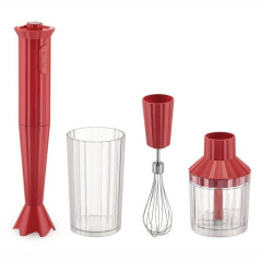 Pack Mixeur plongeur Plissé Rouge