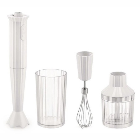 Pack Mixeur plongeur Plissé Blanc