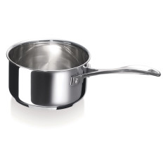 CASSEROLE 20 CM ACIER INOXYDABLE BRILLANTE CHEF BEKA 