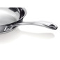 CASSEROLE 20 CM ACIER INOXYDABLE BRILLANTE CHEF BEKA 