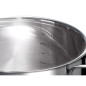 CASSEROLE 20 CM ACIER INOXYDABLE BRILLANTE CHEF BEKA 