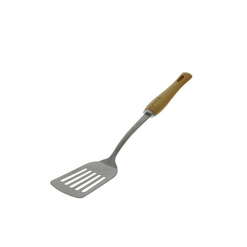 Spatule ajourée Inox acier patiné