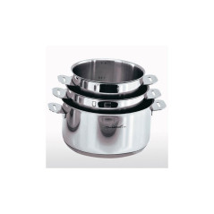 SERIE DE 3 CASSEROLES 16/20 CM + 1 MANCHE