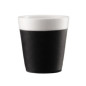 Set 2 mugs 17 cl BODUM en porcelaine et silicone